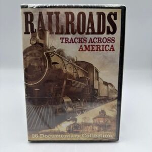 Railroads Tracks Across America 36 Documentary Collection DVD 2-Disc NEW Sealed